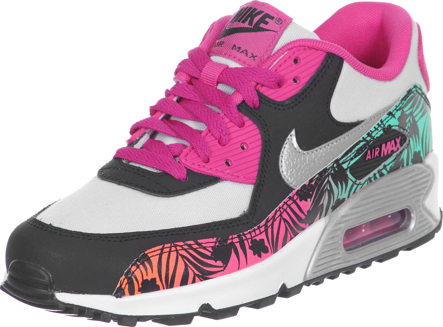 nike air max 90 print gs chaussures rose argent, Dhjga4270 Nike Air Max 90 Print Gs Chaussures Rose Argent Fascinant